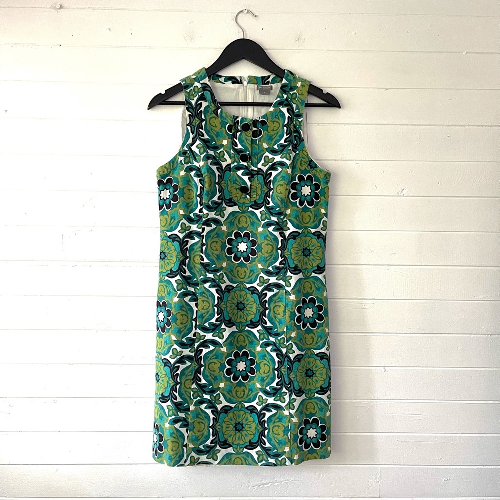 Ann Taylor Retro 60s Mod Mini Dress Sz 8